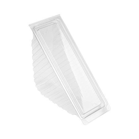 BOÎTES TRIANGULAIRES SANDWICH STANDARD  11x11x5,5 CM TRANSPARENT RPET (600 UNITÉ)