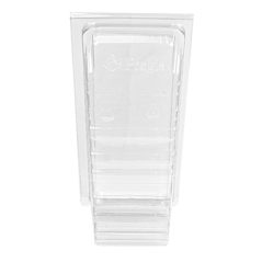 Image BOÎTES TRIANGULAIRES SANDWICH STANDARD  11x11x5,5 CM TRANSPARENT RPET (600 UNITÉ) #4