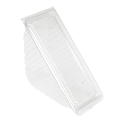 BOÎTES TRIANGULAIRES SANDWICH DOUBLE  11x11x6,5 CM TRANSPARENT RPET (600 UNITÉ)