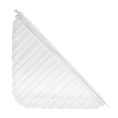 Image BOÎTES TRIANGULAIRES SANDWICH TRIPLE  11x11x7,5 CM TRANSPARENT RPET (500 UNITÉ) #3