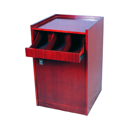 Image MEUBLE À COUVERTS ET VAISSELLE STANDARD  55x53,5x82 CM MARRON ROUGEATRE BOIS (1 UNITÉ) #1