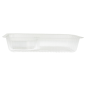 Image BARQUETTES 2 COMPARTIMENTS 'NACHOS'  18,5x14x3,8 CM TRANSPARENT OPS (900 UNITÉ) #2