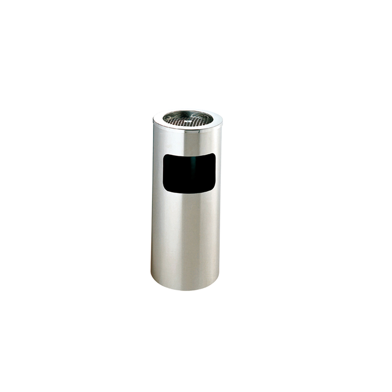 POUBELLE/CENDRIER, CYLINDRIQUE Ø 25x60,5 CM ARGENTE INOX (1 UNITÉ) POUBELLE/CENDRIER, CYLINDRIQUE Ø 25x60,5 CM ARGENTE INOX (1 UNITÉ)
