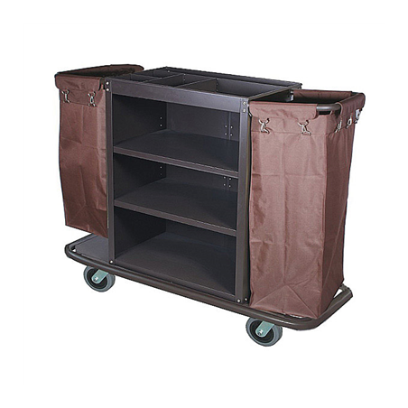 Image CHARIOT SANS PORTES + 2 SACS 'ARROW'  144x52x102,5 CM MARRON FER (1 UNITÉ) #1