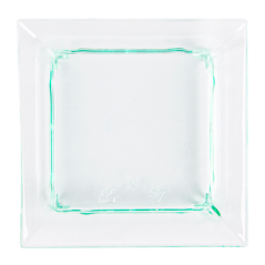 Image MISES EN BOUCHE RÉUTILISABLES "CARRÉ"  6,3x6,3x1,5 CM VERT D'EAU PS (720 UNITÉ) #3