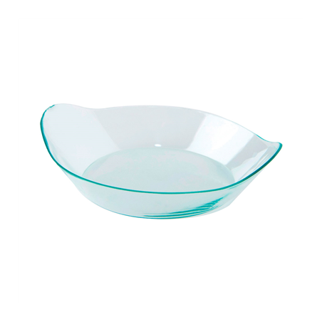 Image MISE EN BOUCHE RÉUTILISABLES "ELLIPTIQUE"  8x2 CM VERT D'EAU PS (1000 UNITÉ) #1