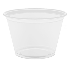 Image PETITS POTS MICRO-ONDABLES 75 ML Ø6,2x4,3 CM TRANSPARENT PP (2500 UNITÉ) #1