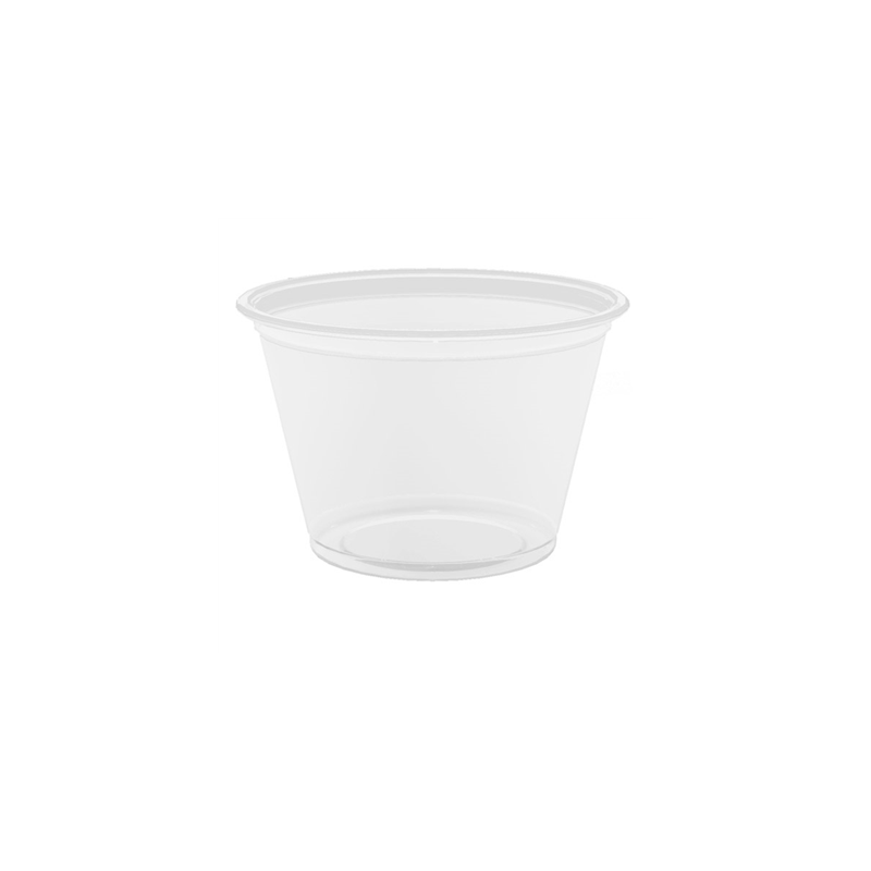 PETITS POTS MICRO-ONDABLES 75 ML Ø6,2x4,3 CM TRANSPARENT PP (2500 UNITÉ)