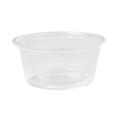PETITS POTS MICRO-ONDABLES 100 ML Ø7,4x3,5 CM TRANSPARENT PP (2500 UNITÉ)