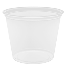 Image PETITS POTS MICRO-ONDABLES 165 ML Ø7,4x6 CM TRANSPARENT PP (2500 UNITÉ) #1