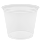 Image PETITS POTS MICRO-ONDABLES 165 ML Ø7,4x6 CM TRANSPARENT PP (2500 UNITÉ) #1