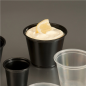 Image PETITS POTS MICRO-ONDABLES 120 ML Ø7,4x4,6 CM NOIR PP (2500 UNITÉ) #2
