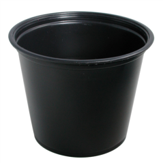 Image PETITS POTS MICRO-ONDABLES 165 ML Ø7,4x6 CM NOIR PP (2500 UNITÉ) #1