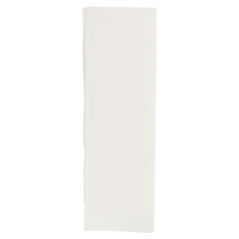 Image SACS POUR COUVERTS + SERVIETTE "FLEURS" 'JUST IN TIME' , 90 + 10PE G/M2 8,5x19,5 CM BLANC AIRLAID (250 UNITÉ) #4