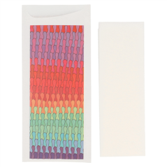 Image SACS POUR COUVERTS + SERVIETTE 'JUST IN TIME - COLORAMA' 90 + 10PE G/M2 8,5x19,5 CM BLANC AIRLAID (250 UNITÉ) #3