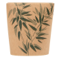 Image RÉCIPIENTS MULTIUSAGES MICRO-ONDABLES 'FEEL GREEN' 960 ML 275 + 25 PE G/M2 Ø9x10,8 CM MARRON CARTON (50 UNITÉ) #3