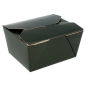 BOÎTES AMÉRICAINES MICRO-ONDABLES 780 ML 275 G/M2+PP 11,2x9x6,4 CM NOIR CARTON (50 UNITÉ) Image BOÎTES AMÉRICAINES MICRO-ONDABLES 780 ML 275 G/M2+PP 11,2x9x6,4 CM NOIR CARTON (50 UNITÉ) #1