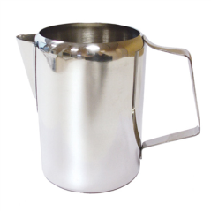 Image POT À LAIT SANS COUVERCLE 600 ML 13x8x11 CM ARGENTE INOX (1 UNITÉ) #1