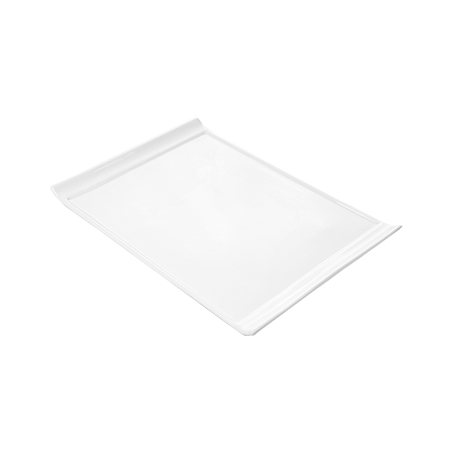 Image ASSIETTES RECTANGULAIRES  40x28x2,1 CM BLANC PORCELAINE (6 UNITÉ) #1