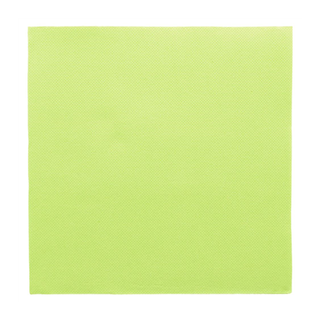 Image SERVIETTES ECOLABEL 'DOUBLE POINT' 18 G/M2 39x39 CM VERT ANIS OUATE (1200 UNITÉ) #1