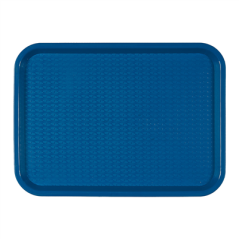 Image PLATEAU FAST FOOD 27,5x35,5 CM BLEU PP (1 UNITÉ) #1