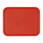 Image PLATEAU FAST FOOD  30,4x41,4 CM ROUGE PP (1 UNITÉ) #1