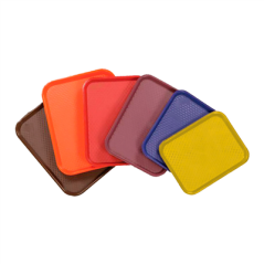 PLATEAU FAST FOOD 30,4x41,4 CM BLEU PP (1 UNITÉ)