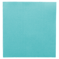 Image SERVIETTES ECOLABEL 'DOUBLE POINT' 18 G/M2 33x33 CM BLEU TURQUOISE OUATE (1200 UNITÉ) #1