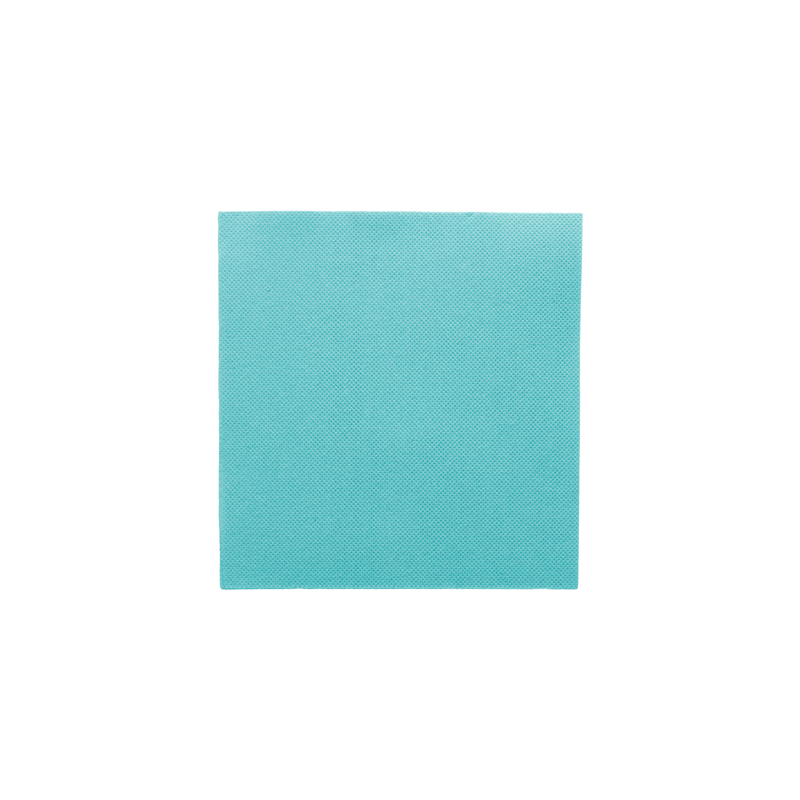 SERVIETTES ECOLABEL 'DOUBLE POINT' 18 G/M2 33x33 CM BLEU TURQUOISE OUATE (1200 UNITÉ)