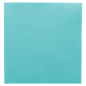 Image SERVIETTES ECOLABEL 'DOUBLE POINT' 18 G/M2 33x33 CM BLEU TURQUOISE OUATE (1200 UNITÉ) #1