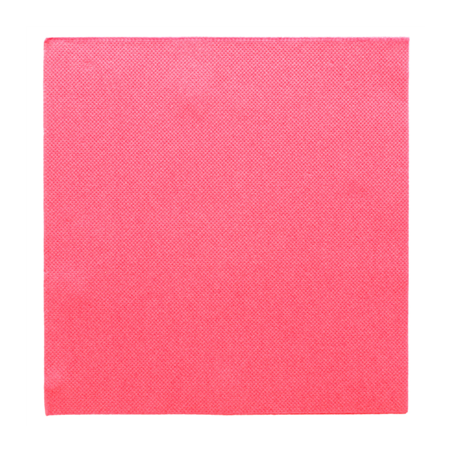 Image SERVIETTES ECOLABEL 'DOUBLE POINT' 18 G/M2 39x39 CM FUCHSIA OUATE (1200 UNITÉ) #1