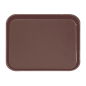 PLATEAU ANTI-DÉRAPANT RECTANGULAIRE 51x38 CM MARRON PP (1 UNITÉ) Image PLATEAU ANTI-DÉRAPANT RECTANGULAIRE 51x38 CM MARRON PP (1 UNITÉ) #1