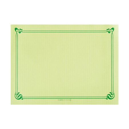 Image SETS DE TABLE  48 G/M2 31x43 CM VERT ANIS CELLULOSE (2000 UNITÉ) #1