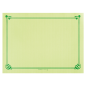 Image SETS DE TABLE  48 G/M2 31x43 CM VERT ANIS CELLULOSE (2000 UNITÉ) #1