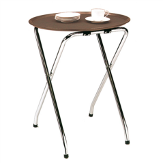 PLATEAU ANTI-DÉRAPANT ROND Ø 40 CM MARRON PP (1 UNITÉ)