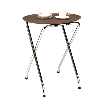 PLATEAU ANTI-DÉRAPANT ROND  Ø 40 CM MARRON PP (1 UNITÉ)