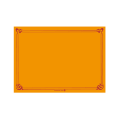 Image SETS DE TABLE 48 G/M2 31x43 CM CLEMENTINE CELLULOSE (2000 UNITÉ) #1