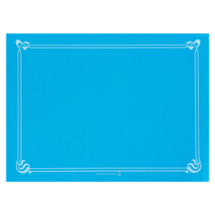 Image SETS DE TABLE 48 G/M2 31x43 CM BLEU TURQUOISE CELLULOSE (2000 UNITÉ) #1