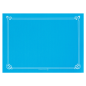 Image SETS DE TABLE  48 G/M2 31x43 CM BLEU TURQUOISE CELLULOSE (2000 UNITÉ) #1