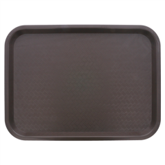 Image PLATEAU FAST FOOD  30,4x41,4 CM CHOCOLAT PP (1 UNITÉ) #3