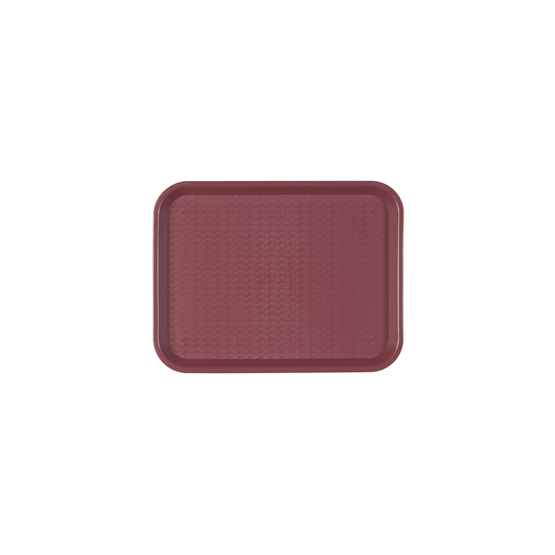 PLATEAU FAST FOOD 27,5x35,5 CM BORDEAUX PP (1 UNITÉ) PLATEAU FAST FOOD 27,5x35,5 CM BORDEAUX PP (1 UNITÉ)