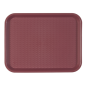 PLATEAU FAST FOOD 27,5x35,5 CM BORDEAUX PP (1 UNITÉ) Image PLATEAU FAST FOOD 27,5x35,5 CM BORDEAUX PP (1 UNITÉ) #1