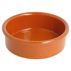 Image RÉCIPIENTS EN FAÏENCE POUR MISE EN BOUCHE 100 ML Ø 8,95x2,9 CM MARRON ROUGEATRE CERAMIQUE (42 UNITÉ) #1