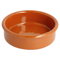 Image RÉCIPIENTS EN FAÏENCE POUR MISE EN BOUCHE 150 ML Ø 10,5x2,5 CM MARRON ROUGEATRE CERAMIQUE (50 UNITÉ) #1