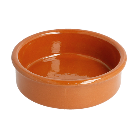 Image RÉCIPIENTS EN FAÏENCE POUR MISE EN BOUCHE 150 ML Ø 10,5x2,5 CM MARRON ROUGEATRE CERAMIQUE (50 UNITÉ) #1