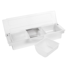 Image DISTRIBUTEUR À CONDIMENTS 3 COMPART.  49,5x15,7x9 CM CHROME PS (1 UNITÉ) #4