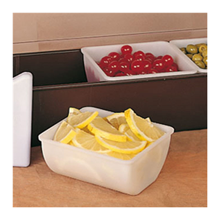 COMPARTIMENT COCKTAIL GRAND  14x14,5x7,3 CM BLANC PP (1 UNITÉ)