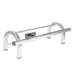 Image DISTRIBUTEUR MURAL DE FILM  30 CM ARGENTE INOX (1 UNITÉ) #1