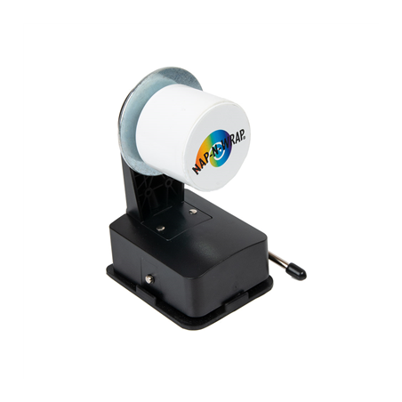 Image DISTRIBUTEUR ROND DE SERVIETTES EN ROULEAU  8,3x7,12 CM. NOIR PLASTIQUE (1 UNITÉ) #1