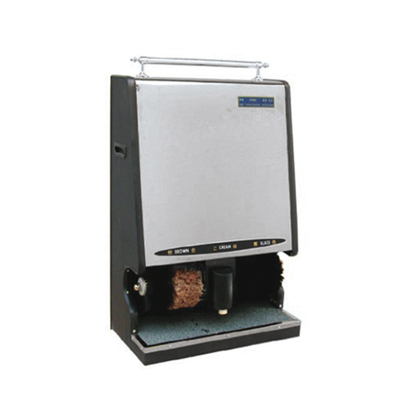 Image MACHINE À CIRER LES CHAUSSURES 60W  30x53x85 CM ARGENTE ACIER (1 UNITÉ) #1